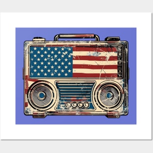 American Boom Box Posters and Art